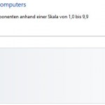 Windows 8 - Leistungsindex: 7,9